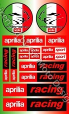 Set 17 adesivi moto Aprilia Racing RSV RSV4 Tuono RS laminati