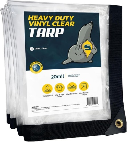 Seal skin clear tarps mil - seal,