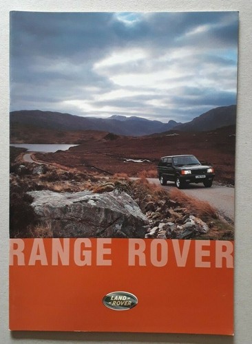 Brochure range rover p38 1995 - brochure,