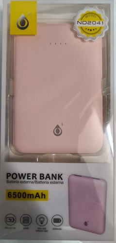Power bank 6500mah carica - power,