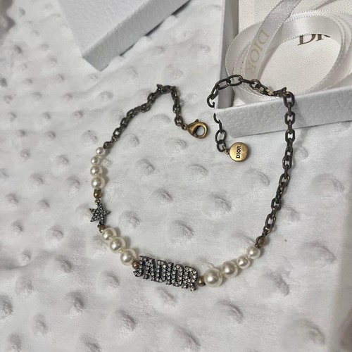 Collana girocollo perle dior - girocollo,