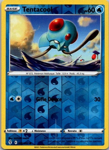 Carte pokémon tentacool - pokémon,