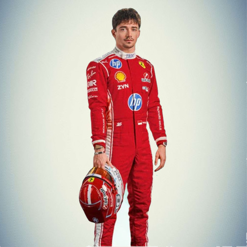 Tuta corsa charles leclerc - tuta,
