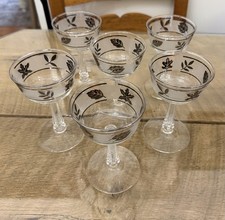 6 sherbet martini champagne