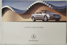 MERCEDES BENZ CLK CABRIO SALES BROCHURE IN ITALIANO DATI TECNICI