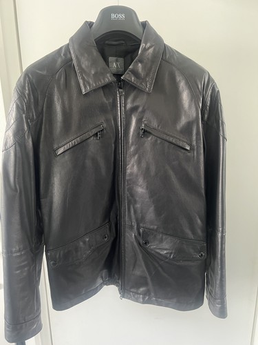 Armani exchange giacca pelle - armani,