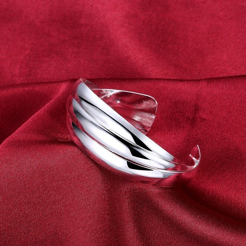 Bracelet manchette argent