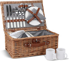 Set Cesto Da Picnic in Vimini