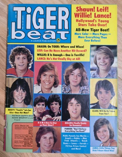 Tiger beat magazine january - tiger,