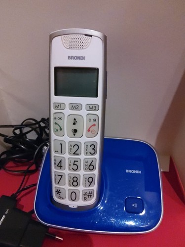 Telefono cordless brondi bravo - telefono,