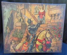 SCATOLA LATTA LITOGRAFATA VENCHI UNICA TALMONE TORINO METALGRAF 1930 PORCHEDDU