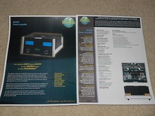 Brochure amplificatore di potenza McIntosh MC252, 2003, 2 pagine, specifiche, articolo, RARO!