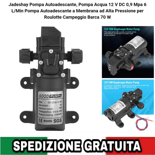 Pompa acqua autoadescante 12v - pompa,