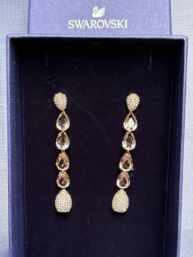 Orecchini goccia swarovski - a,