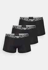 Emporio Armani TRUNK 3 PACK BOXER - Culotte Nero