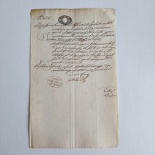 1843 Scrittura Manoscritta Su