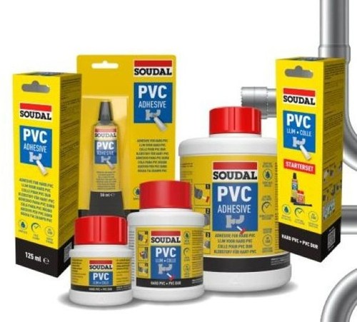 Colla adesivo pvc soudal - pvc-u,