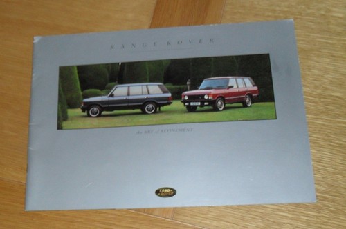 Brochure range rover classic - range,