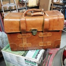 Valigia vintage borsa in cuoio