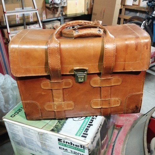 Valigia vintage borsa cuoio - valigia,