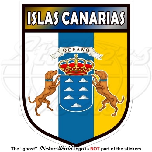 Adesivo isole canarie scudo - canarie,