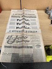 lotto quotidiani d’epoca collezione