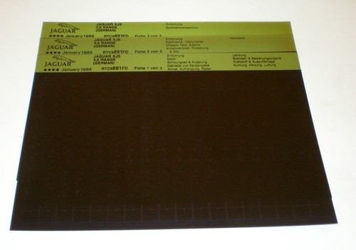 Microfiche catalogo ricambi - catalogo,