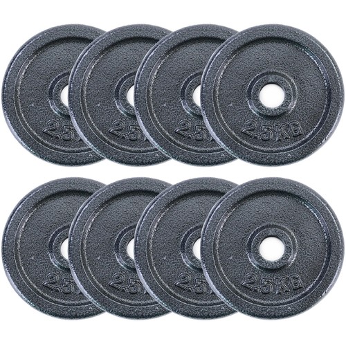 Set dischi pesi 8x2 - set, 8x2,5