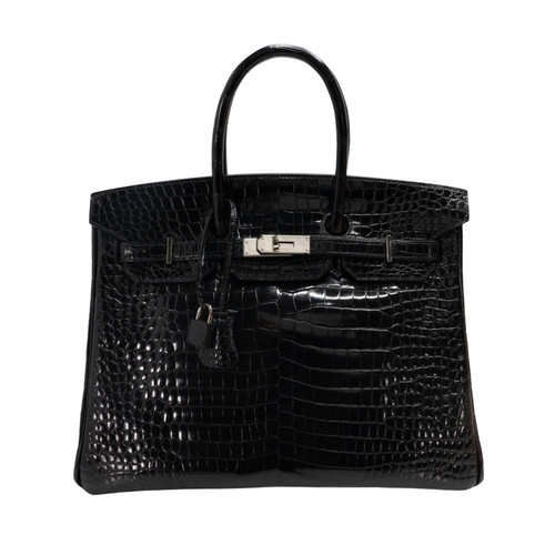 Hermes shiny porosus crocodile - shiny,