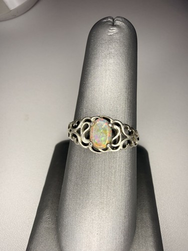 Anello opale argento - opale,