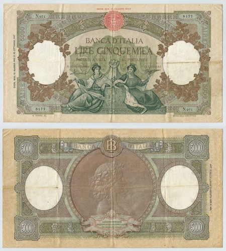 Repubblica italiana 5000 - repubblica,