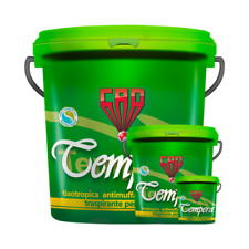 Pittura Traspirante TEMPERA Idropittura Bianca per interni fusto da 5,0 - 14 Lt.