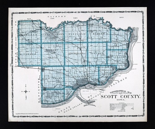 Mappa huebinger iowa 1904 - mappa,