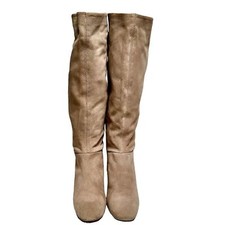 Zara Sand Ecru Suede boots