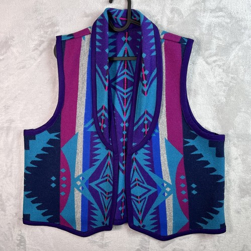 Gilet azteco lana fatto - , a