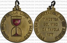 02635] MEDAGLIA  - ASTI 1° MOSTRA DEL VINO DA TAVOLA 1977