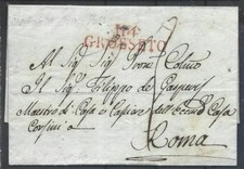 1812 PREFILATELICA CON TESTO