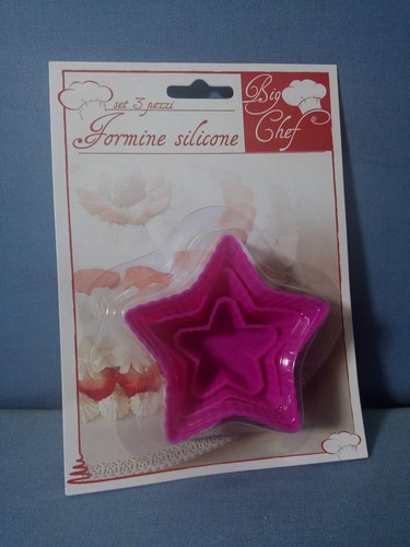 Natale formine stelle - stelle, silicone
