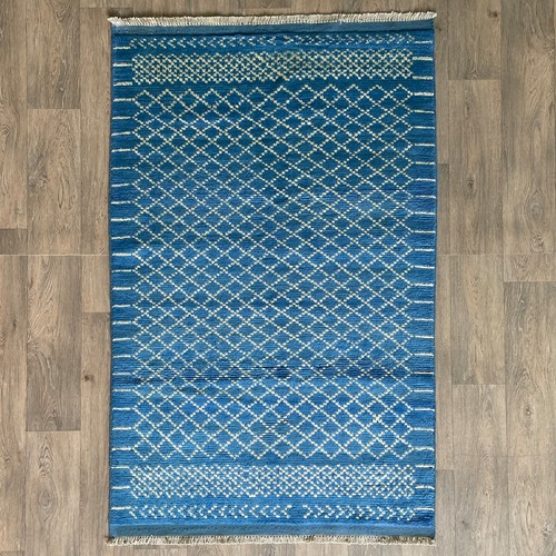 Tappeto berbero marocchino blu