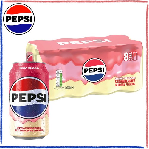Pepsi cola strawberry cream - cola,