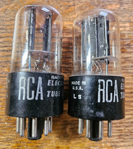 Coppia tubi rca 6sn7gt - di,