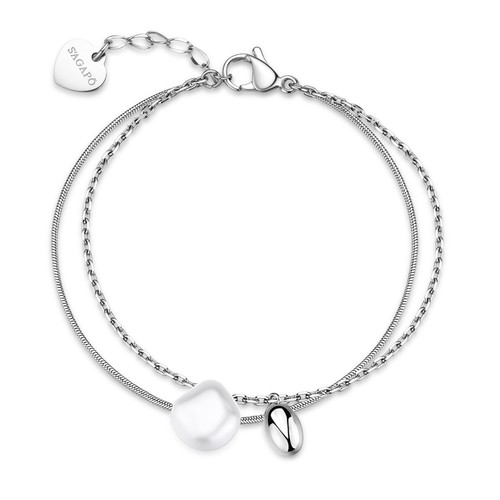 Bracciale sagapo donna - donna, perla