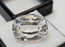 White Sapphire Cushion Cut