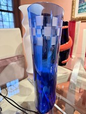 VASO VETRO CARLO MORETTI BLU