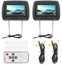 Doppio Lettore DVD Portatile 7” HD Touch USB/SD/TV MP5 per Auto Poggiatesta