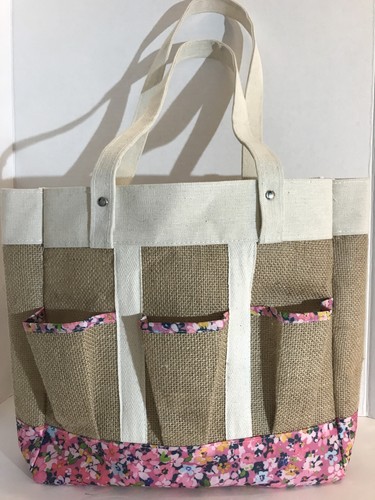 Shoshanna juta burlap - juta, rosa
