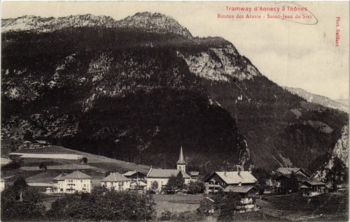 Cpa tramway annecy athones - tramway, d'annecy