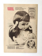 Pubblicita' Sebino Bambola Titti Mamma Cialdino Advertising Werbung 1971 (T6)