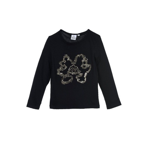 Maglia con paillettes - , nera
