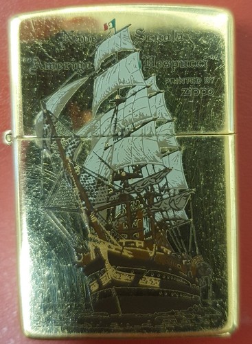 Vintage zippo amerigo vespucci - amerigo,